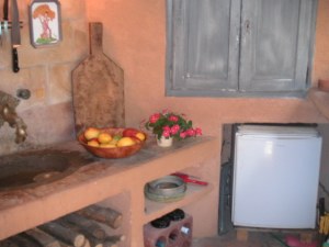 Barbecue and outdoor kitchen in the summer kitchen at Villa La Saudade